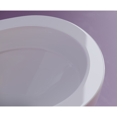 Подвесной унитаз Ceramicanova Uno Rimless CN11001 белый, безободковый, изображение 8