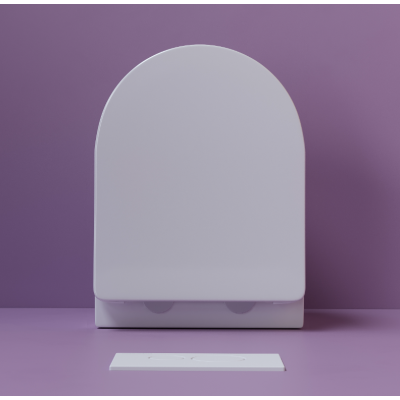 Подвесной унитаз Ceramicanova Uno Rimless CN11001 белый, безободковый, изображение 9