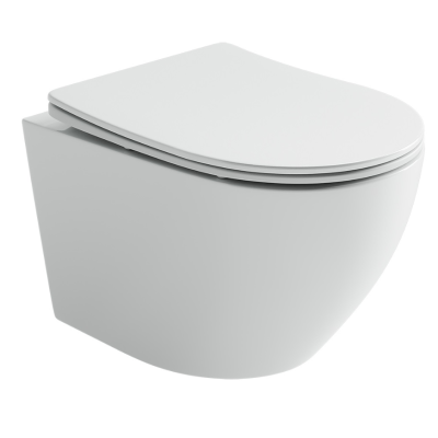 Подвесной унитаз Ceramicanova Uno Rimless CN11001 белый, безободковый