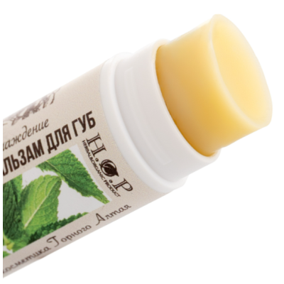 Бальзам для губ натуральный "ГОРНАЯ МЯТА" (заживление)