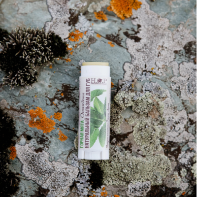 Бальзам для губ натуральный "ГОРНАЯ МЯТА" (заживление)