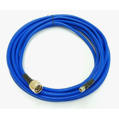 Кабельная сборка Radiolab (синий) RG8x + SMA(m) + N(m) 5 метров, изображение 2
