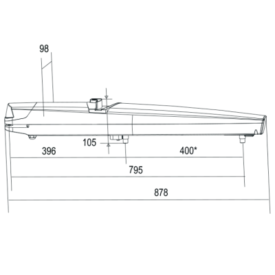 Комплект для автоматизации распашных ворот SEA KIT SURF 250 BR низкое напряжение 36 В - бесщеточный 11005135, изображение 2