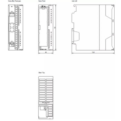 Модуль цифрового ввода/вывода ПЛК Siemens 6ES7322-1HH01-0AA0 0In / 16Out, изображение 2