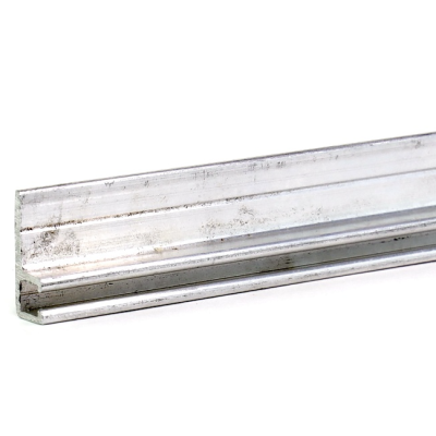 EB-1255 Профиль h-образный 2500*17,5*6,5 мм (база 4,0) материал алюминий анодированный применяется как крепеж для промышленной щетки полосовой линейной уплотнительной для откатных ворот дверей, изображение 6