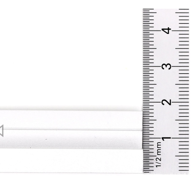 EB-1255 Профиль h-образный 2500*17,5*6,5 мм (база 4,0) материал алюминий анодированный применяется как крепеж для промышленной щетки полосовой линейной уплотнительной для откатных ворот дверей, изображение 10