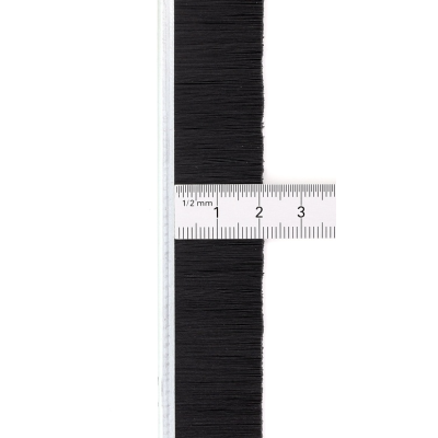 EB-1107 щетка полосовая 2500*25*4, ворс высотой 21 мм PPL черный 0,20, Высота ворса: 21