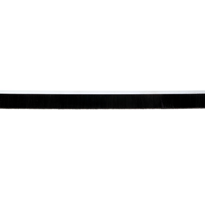 EB-1119 Щетка полосовая линейная 2500 мм (база 5) ворс высотой 20 мм PPL черный 0,20 уплотнительная промышленная для откатных ворот дверей уплотнитель от сквозняка, Высота ворса: 20, изображение 5