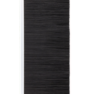 EB-1122 Щетка полосовая линейная 2500 мм (база 5) ворс высотой 45 мм PPL черный 0,25 уплотнительная промышленная для откатных ворот дверей уплотнитель от сквозняка, Высота ворса: 45, изображение 7