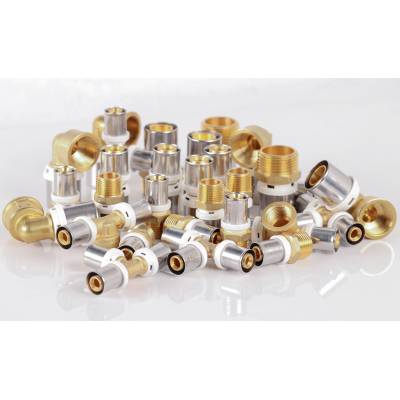 Соединитель пресс латунь RIIFO Omni 40-40, изображение 3