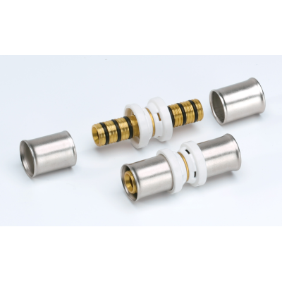 Соединитель пресс латунь RIIFO Omni 40-40, изображение 2