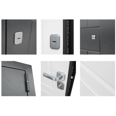 Входная стальная дверь АСД «АРСЕНАЛ» для квартиры, Размер блока: 880х2050, Сторона открывания: левая (петли слева), изображение 11