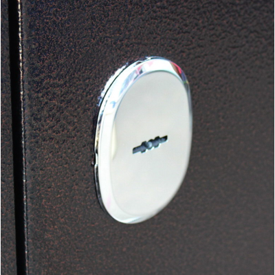 Входная стальная дверь АСД «Комфорт» с зеркалом для квартиры, Размер блока: 880х2050, Сторона открывания: левая (петли слева), изображение 3