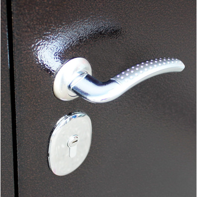 Входная стальная дверь АСД «Комфорт» с зеркалом для квартиры, Размер блока: 880х2050, Сторона открывания: левая (петли слева), изображение 8