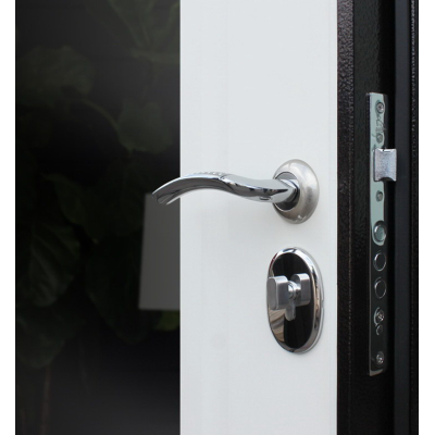 Входная стальная дверь АСД «Комфорт» с зеркалом для квартиры, Размер блока: 880х2050, Сторона открывания: левая (петли слева), изображение 7