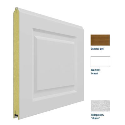 Панель 575мм Нфиленка260/Нстукко GOLDEN OAK (Золотой дуб)/белая (RAL9003), 3F260/S00-GLK/9003, Цвет: золотой дуб (GOLDEN OAK), изображение 2