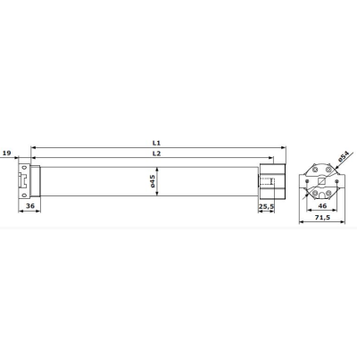 ALUTECH Внутривальный электропривод AM1/20-15, 326005000, изображение 8