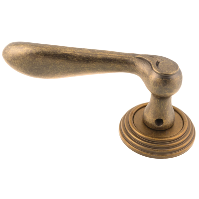 Дверная ручка RUCETTI RAP-CLASSIC-L 6 OMB цвет-старая матовая бронза, изображение 2