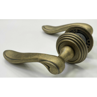 Дверная ручка RUCETTI RAP-CLASSIC-L 6 OMB цвет-старая матовая бронза, изображение 5