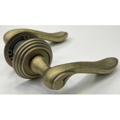 Дверная ручка RUCETTI RAP-CLASSIC-L 6 OMB цвет-старая матовая бронза, изображение 6