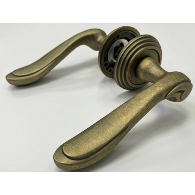 Дверная ручка RUCETTI RAP-CLASSIC-L 6 OMB цвет-старая матовая бронза, изображение 7