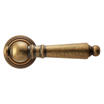 Ручка дверная Rucetti (Ручетти) RAP-CLASSIC-L 8 OMB цвет - Старая матовая бронза, изображение 2