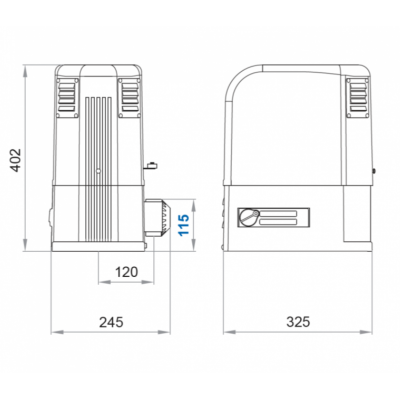 Привод для откатных ворот DEA GULLIVER 18NET, изображение 4