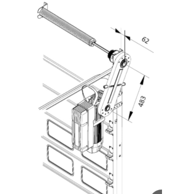 Осевая цепная передача для Dynamic XS Plus (1:1) MARANTEC 75025, изображение 2