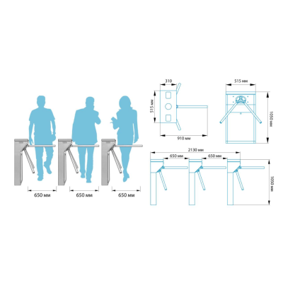 Турникет-трипод БЛОКПОСТ ТРД 700, изображение 5