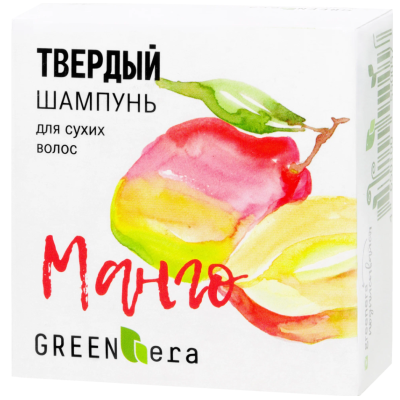 Green Era твердый шампунь Манго, 55 г