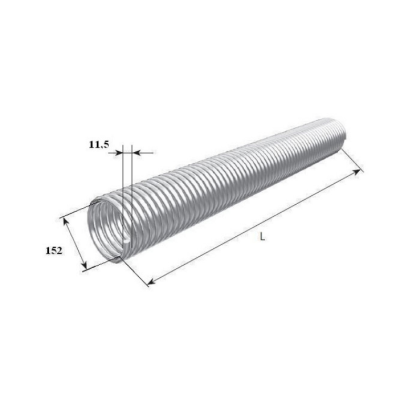 Пружина окрашенная DOORHAN 152-11,5 левая, 36015/mL/RAL7004, Сторона монтажа: левая, изображение 2