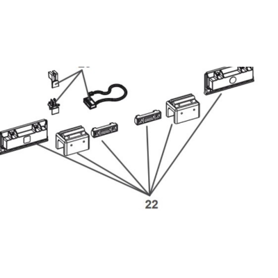 FAAC 63001035 : магниты с кронштейнами крепления к зубчатой рейке для приводов 740, 741, 720, 721 серий, изображение 4