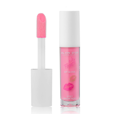 ALVIN D’OR Блеск для губ Effet Magnetique A LA FRENCH, тон 09 Amaranth Pink, 4.5 мл, Цвет: amaranth Pink