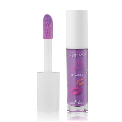 ALVIN D’OR Блеск для губ Effet Magnetique A LA FRENCH, тон 10 Amethyst Smoky, 4.5 мл, Цвет: amethyst Smoky