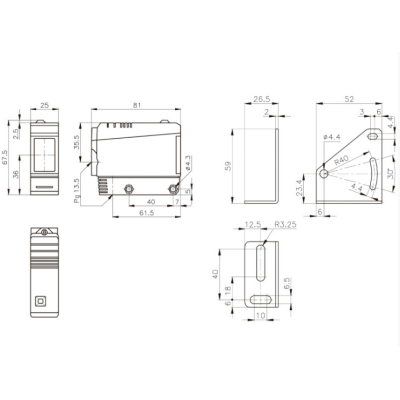 CELLULA RFL беспроводные фотоэлементы BFT, 24 В, дальность 12 метров (P111391, P111398), изображение 3