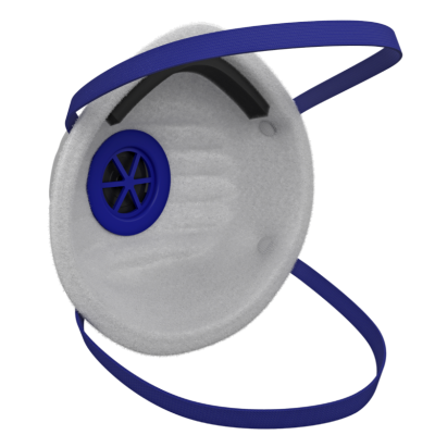 Респиратор DSK PRO 5511 НK (с клапаном) FFP2 NR D чашеобразный, изображение 3