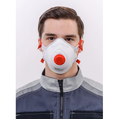 Респиратор DSK PRO 5512 НK (с клапаном) FFP3 NR D чашеобразный, изображение 6