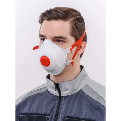 Респиратор DSK PRO 5512 НK (с клапаном) FFP3 NR D чашеобразный, изображение 7