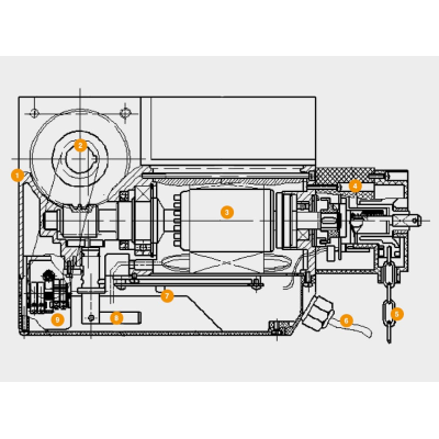 DoorHan Shaft-30 IP65KIT комплект привода для секционных ворот площадью до 18 м², изображение 8