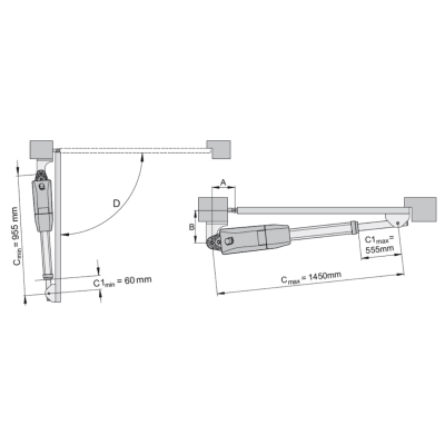 SOMMER twist 350 комплект распашных приводов, изображение 5