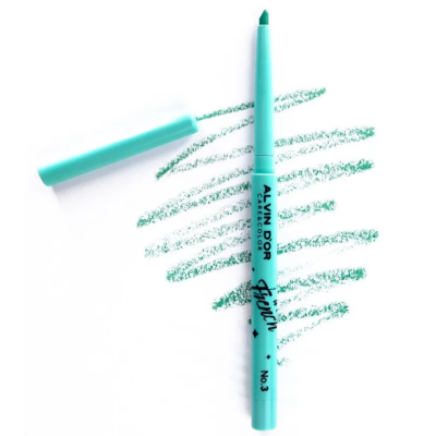 ALVIN D’OR Кремовый лайнер для глаз CREME GEL LINER A LA FRENCH, 03 Zulu (светло-зеленый), Цвет: zulu (светло-зеленый), изображение 2