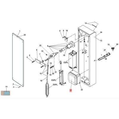 FAAC 790281 плата управления 596-615 BPR для шлагбаумов серий 615, 617, изображение 7