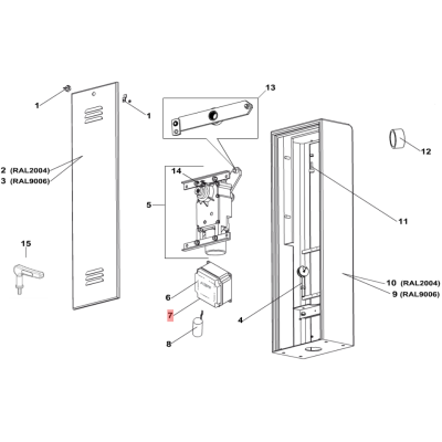 FAAC 790281 плата управления 596-615 BPR для шлагбаумов серий 615, 617, изображение 6