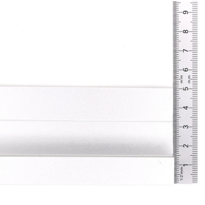 EB-1273 Профиль h-образный 2500*50*13,5 мм (база 8,0) материал алюминий анодированный применяется как крепеж для промышленной щетки полосовой линейной уплотнительной для откатных ворот дверей, изображение 2