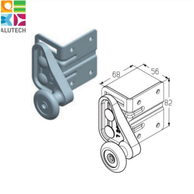Кронштейн верхний правый RBG900R Алютех, изображение 3