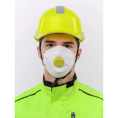 Респиратор DSK 3D 5520 НK с клапаном FFP1 NR D трехпанельный, изображение 5