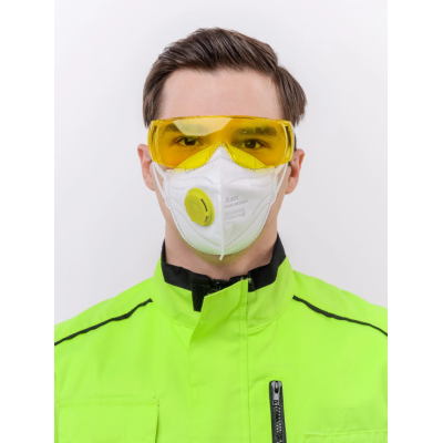 Респиратор складной DSK 5500 НК с клапаном выдоха FFP1 NR D, изображение 5