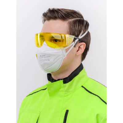 Респиратор складной DSK 5500 НК с клапаном выдоха FFP1 NR D, изображение 6