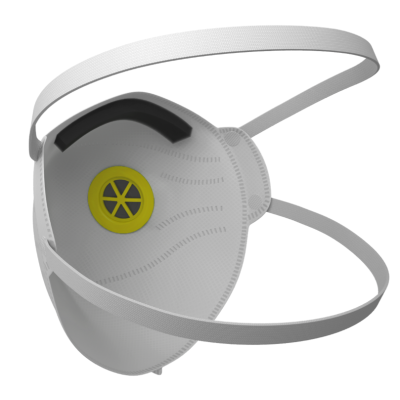 Респиратор складной DSK 5500 НК с клапаном выдоха FFP1 NR D, изображение 3