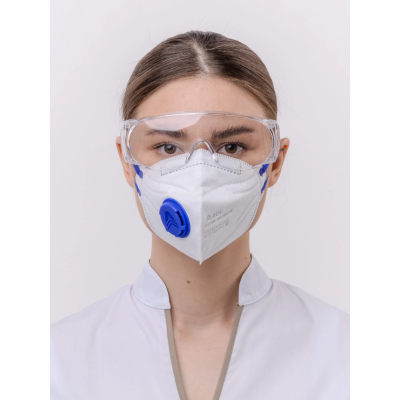 Респиратор DSK 5501 НK с клапаном FFP2 NR D складной, изображение 5